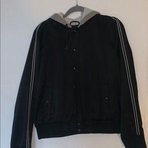 Hooded Bomber Jacket